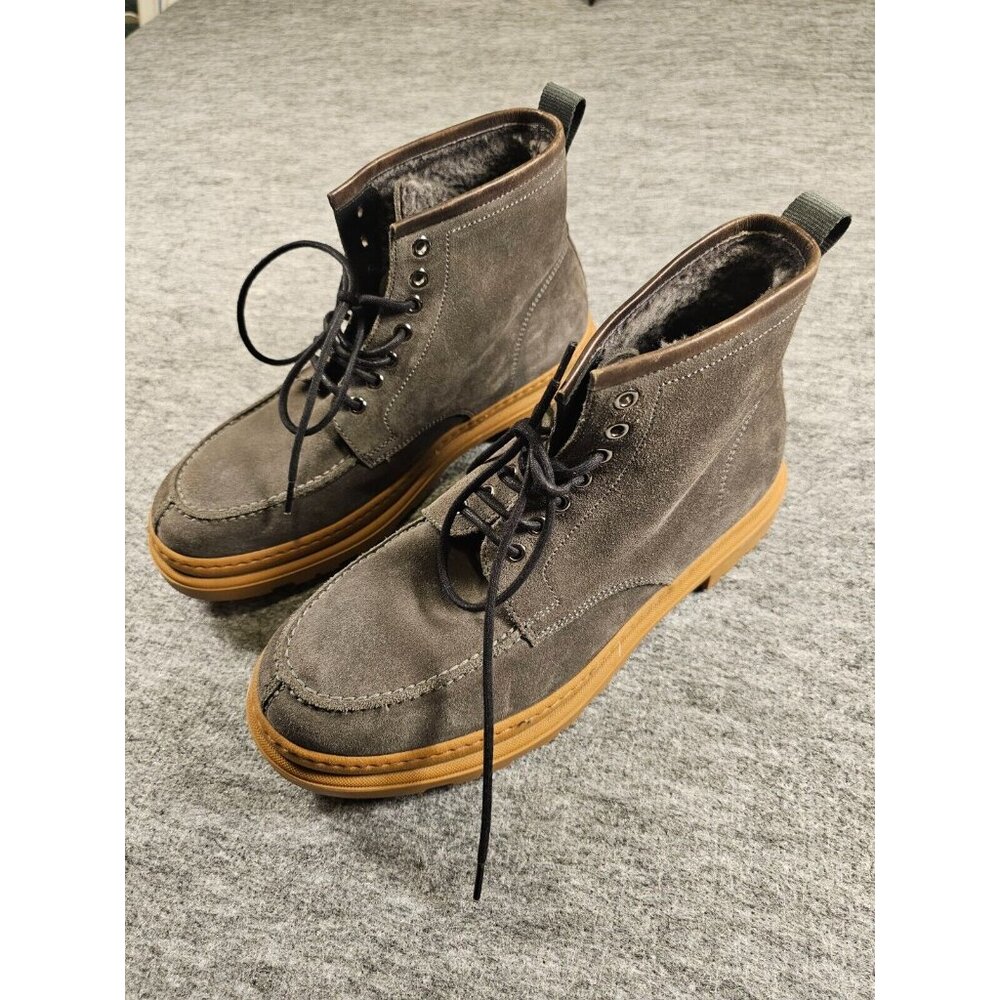 Magnanni Lupin Suede Combat Boots 24122 Men’s Size 39 US 7